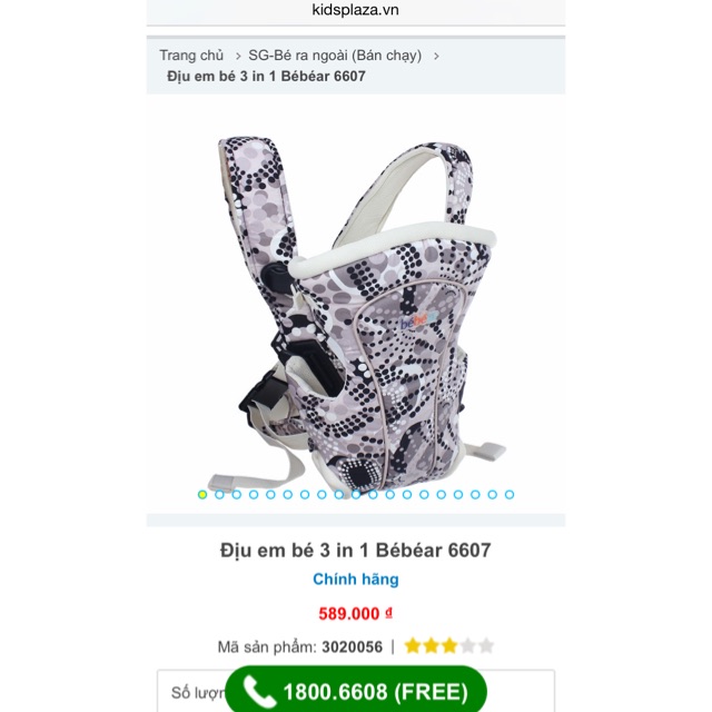 Thanh lí địu bé 3 in 1 bebear