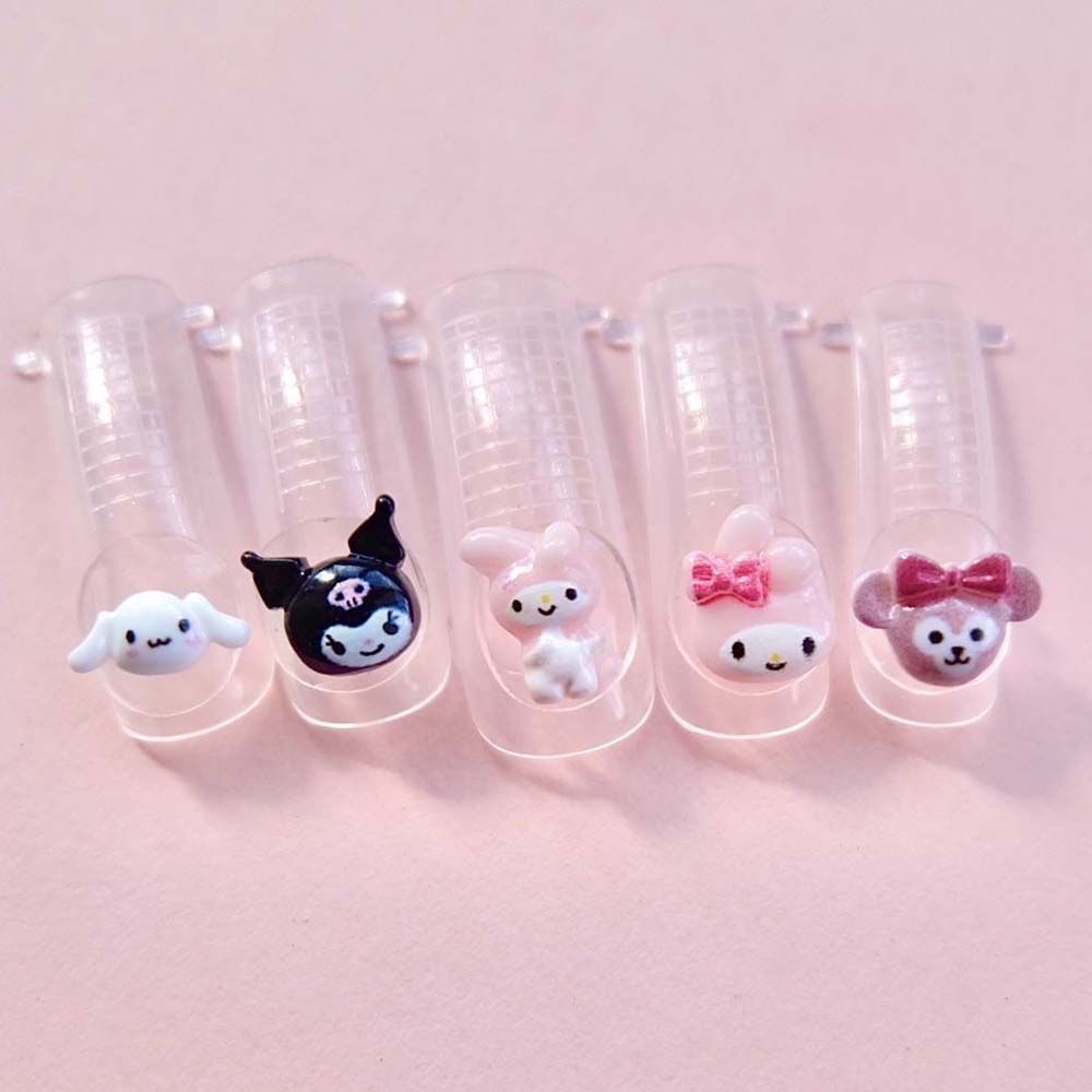 [Hàng mới về] Phụ kiện trang trí móng tay hình động vật hoạt hình 3D xinh xắn