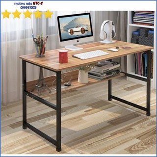 Bàn làm việc, Bàn học sinh, Bàn văn phòng, hai tầng Chân sắt U2 BLV02. Đầy đủ phụ kiện ốc và vít lắp ráp.