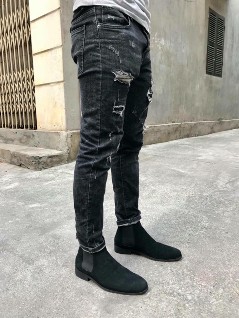 CHELSEA BOOT DA LỘN TĂNG 6cm | BigBuy360 - bigbuy360.vn