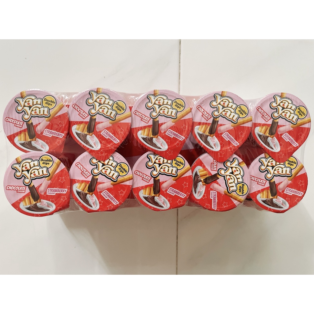 Combo 5 hũ bánh que Yan Yan các vị
