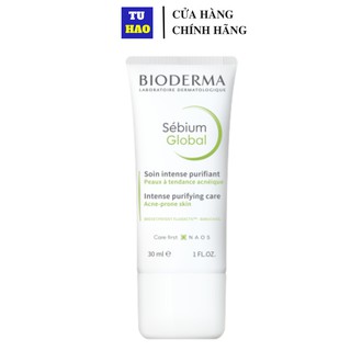 Kem Dưỡng Làm Giảm Mụn Nhẹ Bioderma Sebium Global Cream 30ml