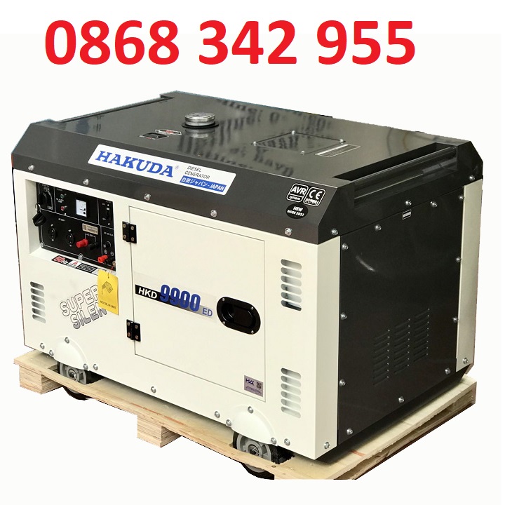 Máy Phát Điện Chạy Dầu 10Kva Hakuda Siêu Cách Âm