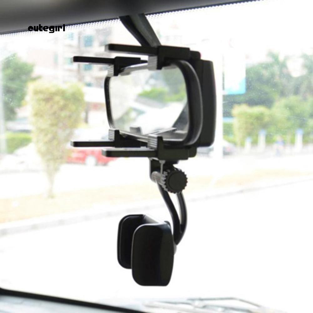 Giá đỡ điện thoại gắn gương chiếu hậu xe hơi xoay 360 độ | BigBuy360 - bigbuy360.vn