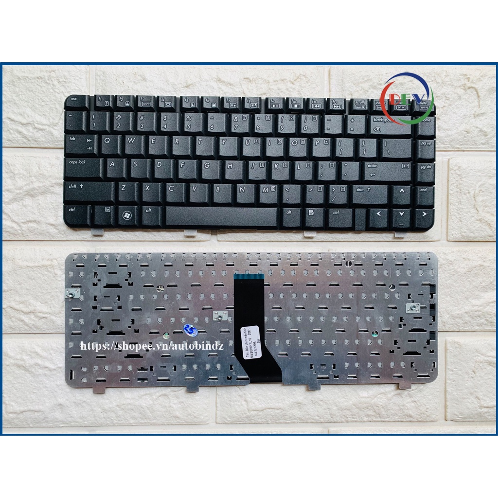 Bàn Phím Laptop HP Pavilion DV4 (màu ĐEN - BẠC) DV4-1200 DV4-1220US DV4-1225DX DV4-1100 DV4-1000 Nhập Khẩu