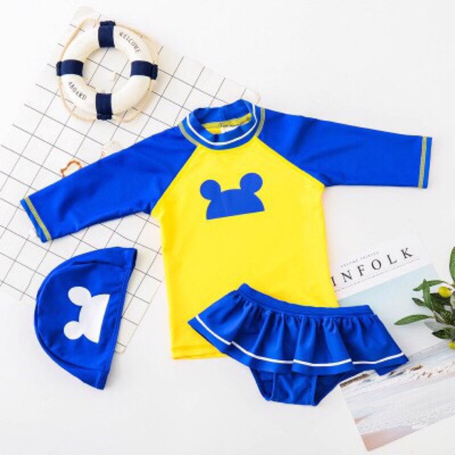 Set bơi bé gái SB hàng TQXK 3 chi tiet Cho bé 17-20kg siêu cute ( xấu hoàn hàng) BG47 BG49 SUBIN KIDS