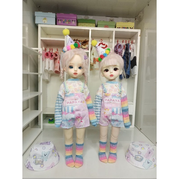 Sét đồ cute cho búp bê bdj 1/8, ob11,nên, bru,1/6, baboliy,xinyi,barbie