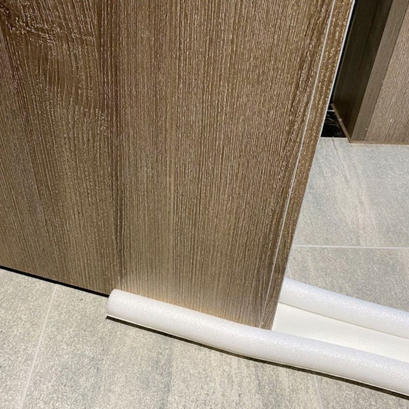 Ron Chân Cửa 93cm Bằng Cao Su Mềm Dẻo Bọc Khe Hở Chân Cửa Chống Bụi Chống Gió
