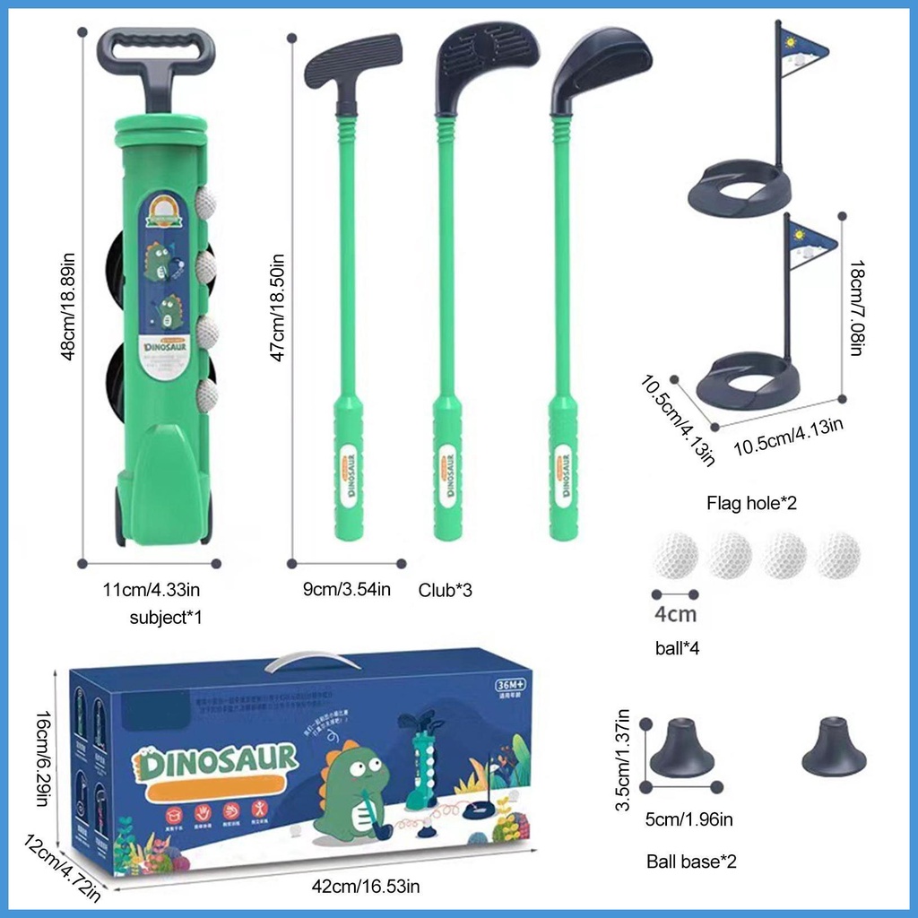 Bộ Đồ Chơi Đánh Golf Mini Độc Đáo Cho Bé 3-8 Tuổi