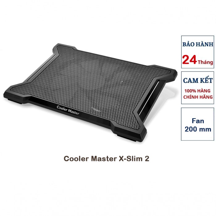 [Mã BMBAU50 giảm 10% đơn 99k] Đế tản nhiệt laptop Cooler Master NOTEPAL X-SLIM II