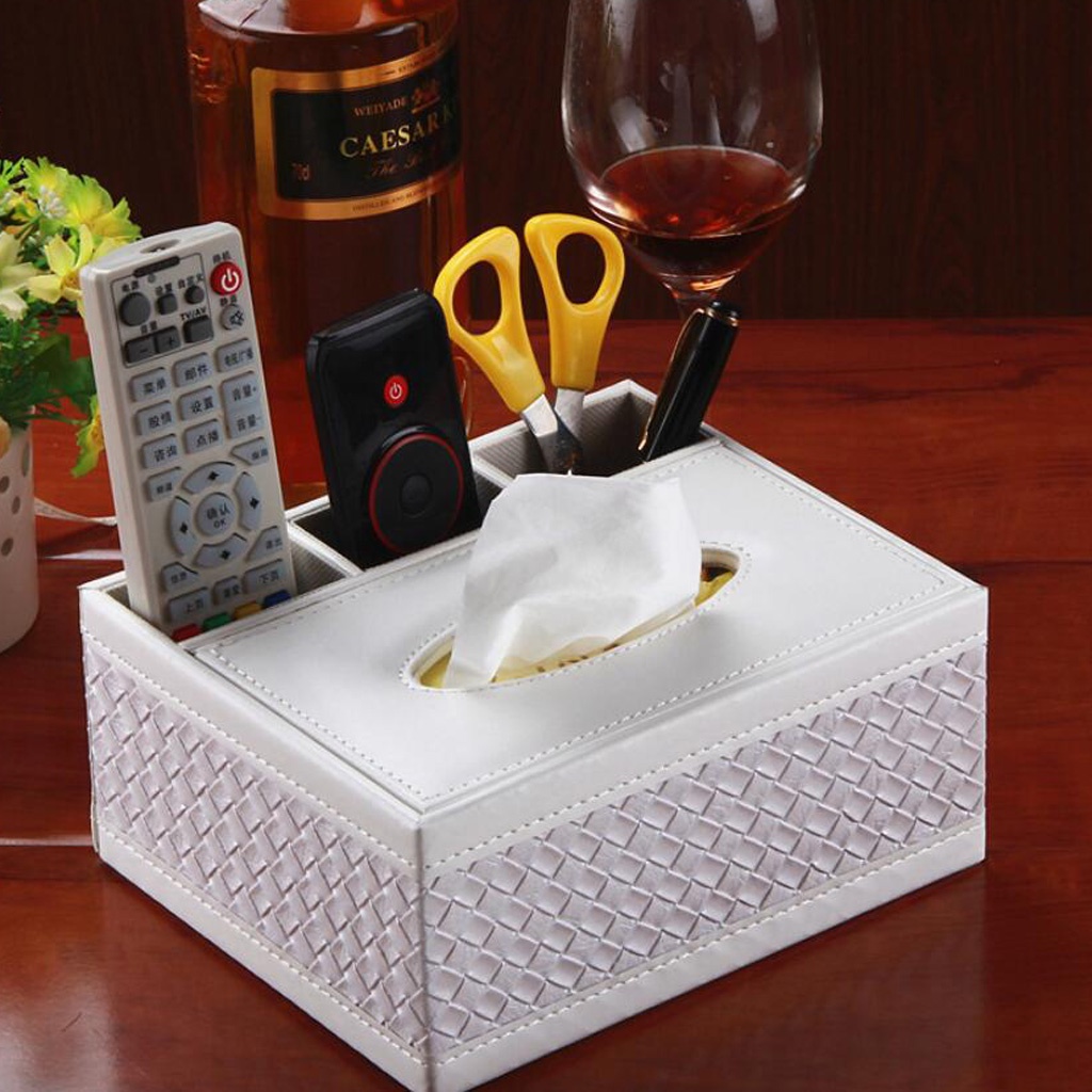 Hộp Đựng Khăn Giấy Làm Từ Da PU