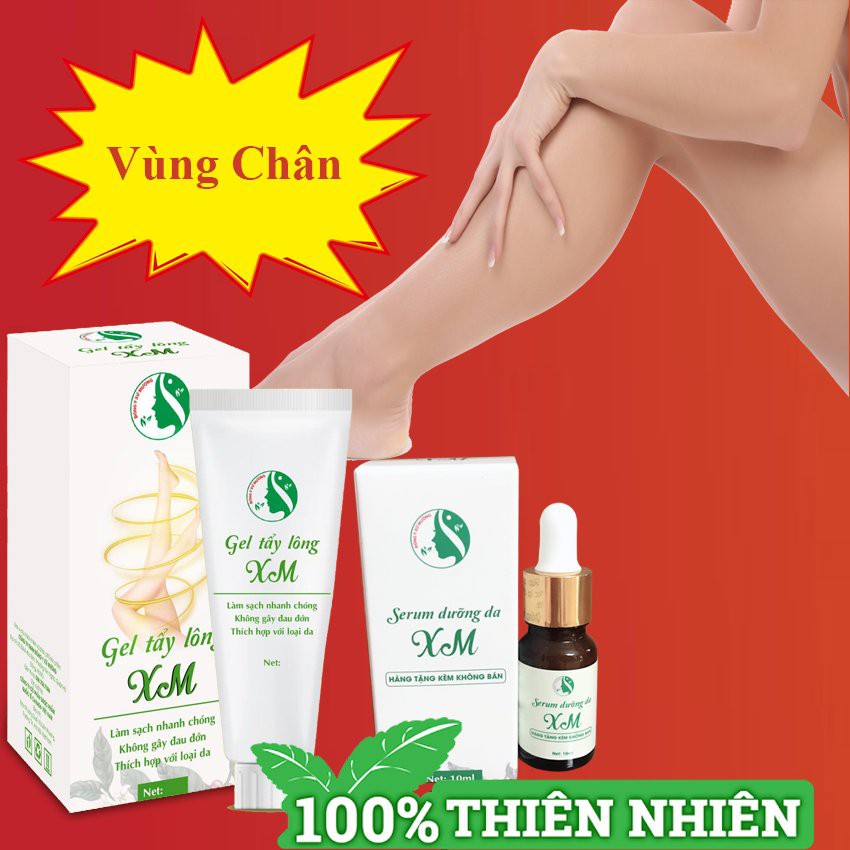 Kem tẩy lông vùng kín, nách, chân, tay XM wax lông bikini an toàn hiệu quả - 100ml