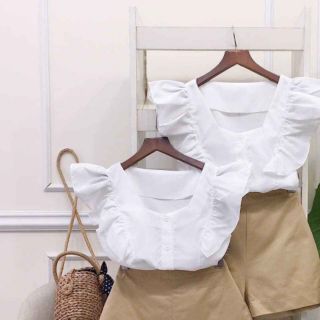 [Trend 2020] Set áo sơ mi bèo kèm quần short