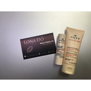 Sét kem dưỡng tay và son dưỡng  NUXE Pháp