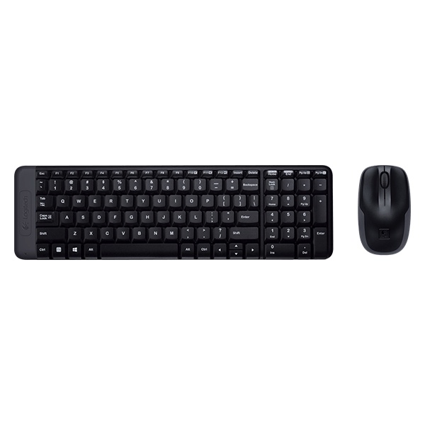 [Mã ELHAMS5 giảm 6% đơn 300K] Bộ Bàn Phím Chuột Không Dây Logitech MK220 - Hàng Chính Hãng - Bảo Hành 36 Tháng