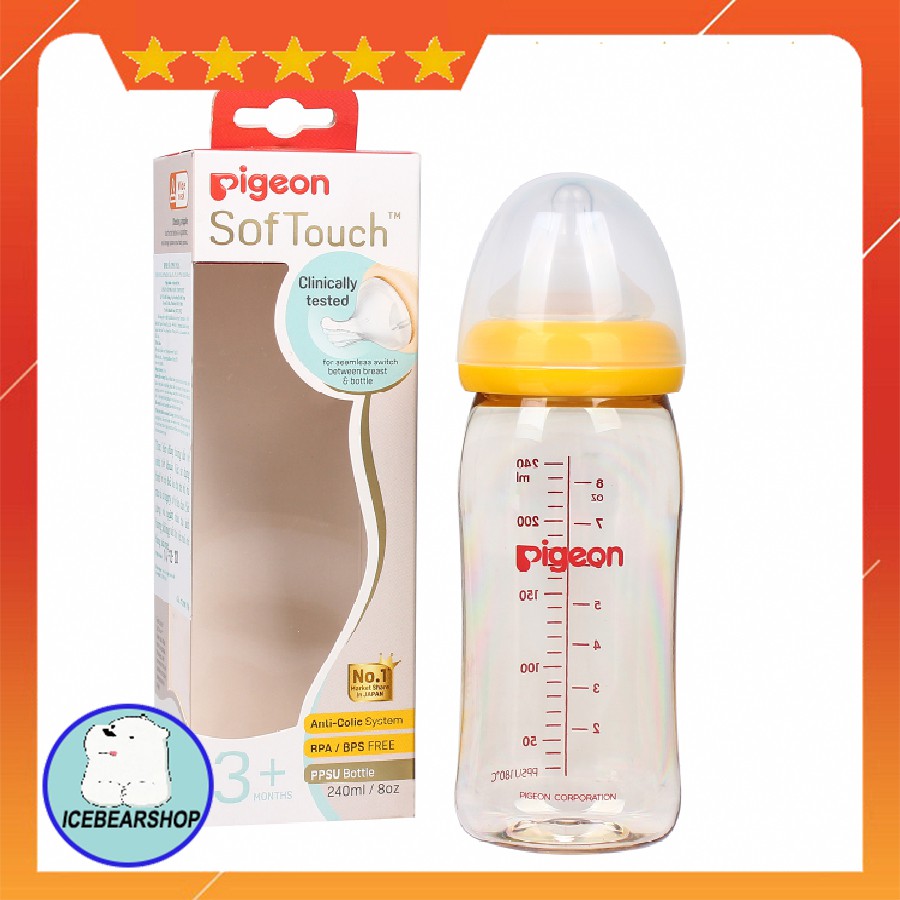 Bình PPSU Plus 160ml,240ml