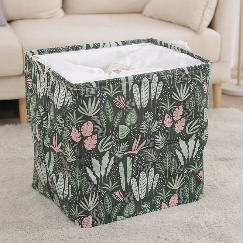 túi đựng/giỏ đựng chăn màn-quần áo bằng VẢI khung sắt To 100L