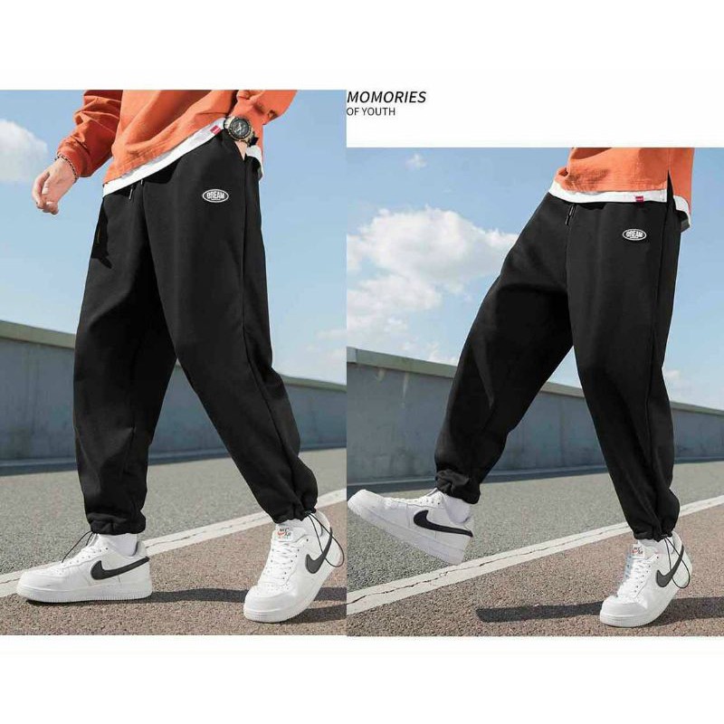 Quần jogger unisex phối dây rút chân độc đáo, cá tính cho các bạn trẻ có kèm video