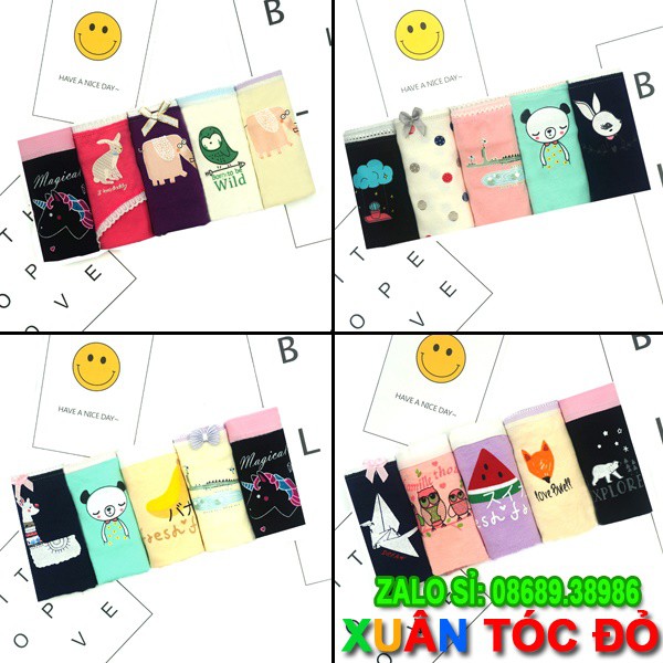 SỈ ZALO RẺ HƠN NHIỀU_ Quần Lót 20 Kiểu Xả Kho Lộn Xộn Mới 500