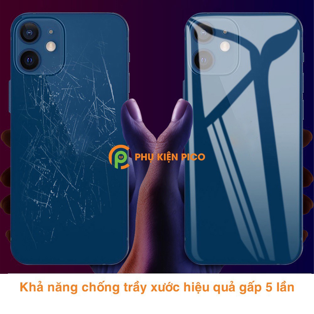 Dán lưng Iphone 12 Mini PPF cao cấp dẻo trong suốt full mặt lưng full viền cho Iphone 12 Mini