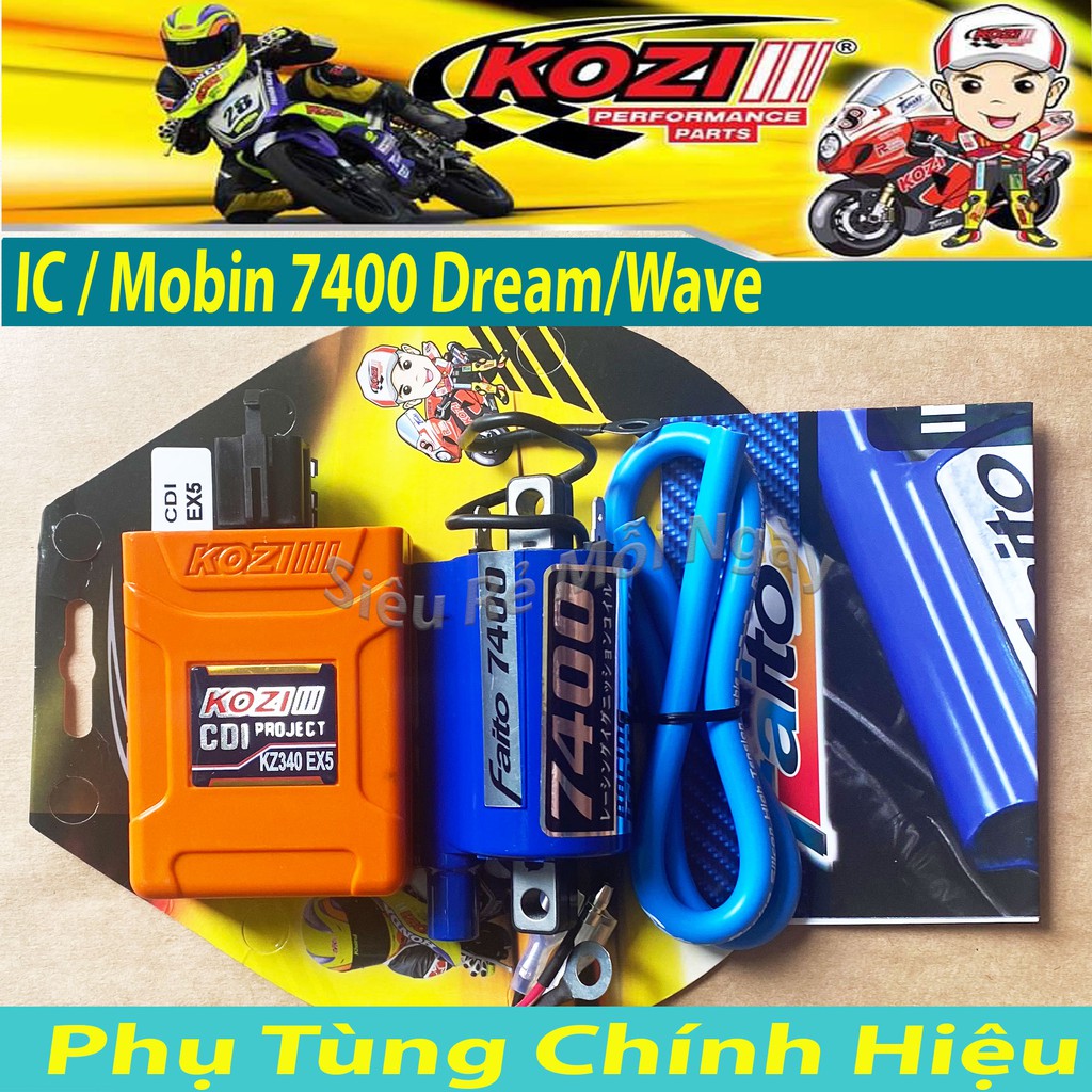 Mobin Sườn Faito 7400 và IC Kozi 5 Chân , Dream, Wave100, Sirius 50cc, Galaxy50cc