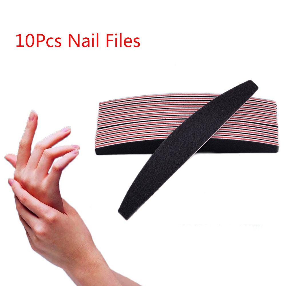 Giấy Nhám Hai Mặt Dùng Trang Trí Móng Tay Hình Bán Nguyệt