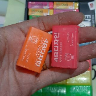 Hình thật.gôm,tẩy màu 4B siêu sạch