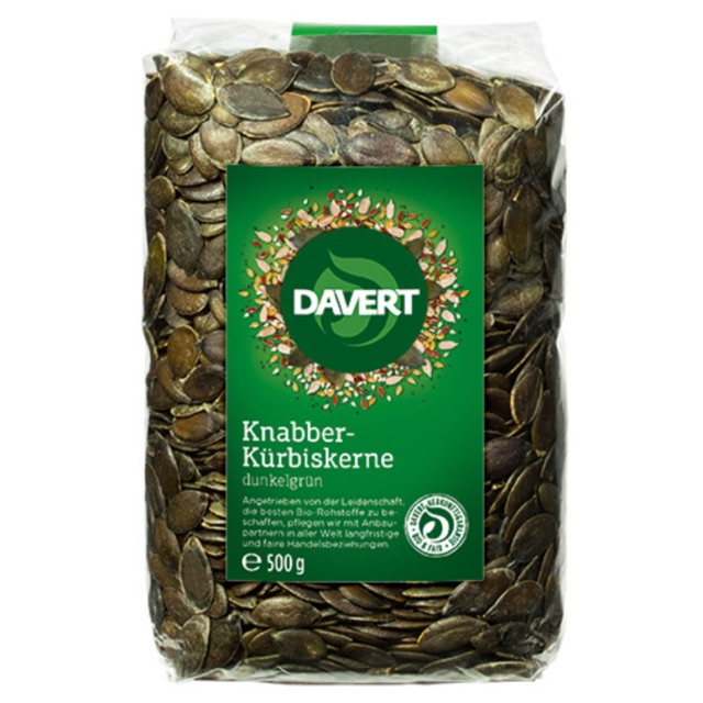 Hạt bí hữu cơ Davert 500gr