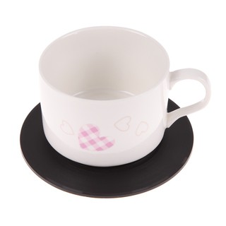 6Pcs Useful vinyl Coaster Cup Drinks Holder Mat Tableware