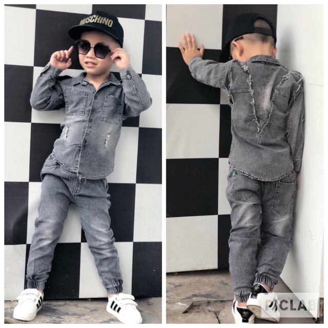 Bộ jeans bé trai