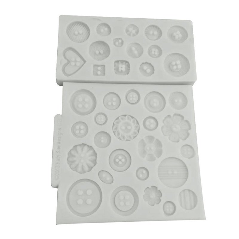 Khuôn silicone làm xà phòng/ nến hình nút tinh tế diy