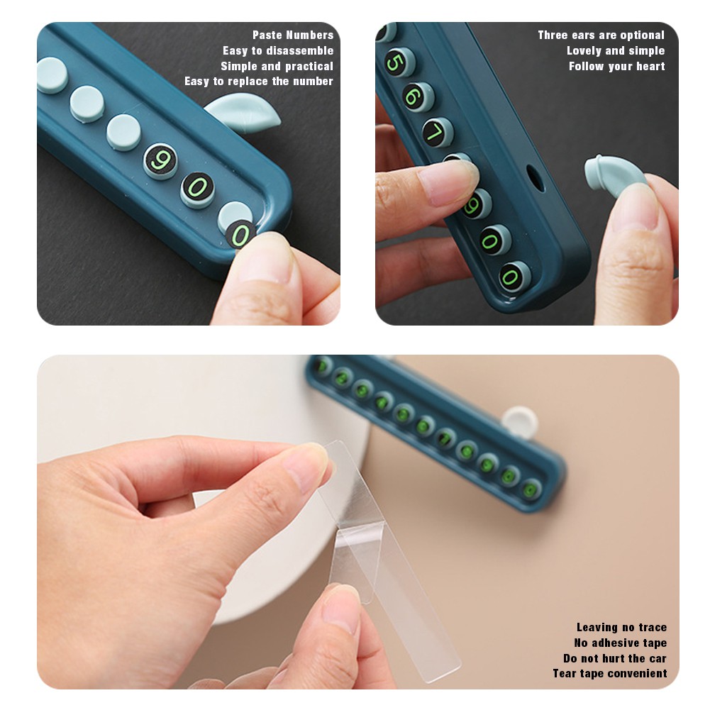 OM Bảng Số Đánh Dấu Đỗ Xe Gắn Xe Ô Tô Tiện Lợi