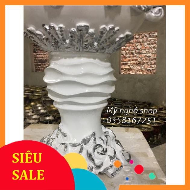 Bình hoa composite chân hoa