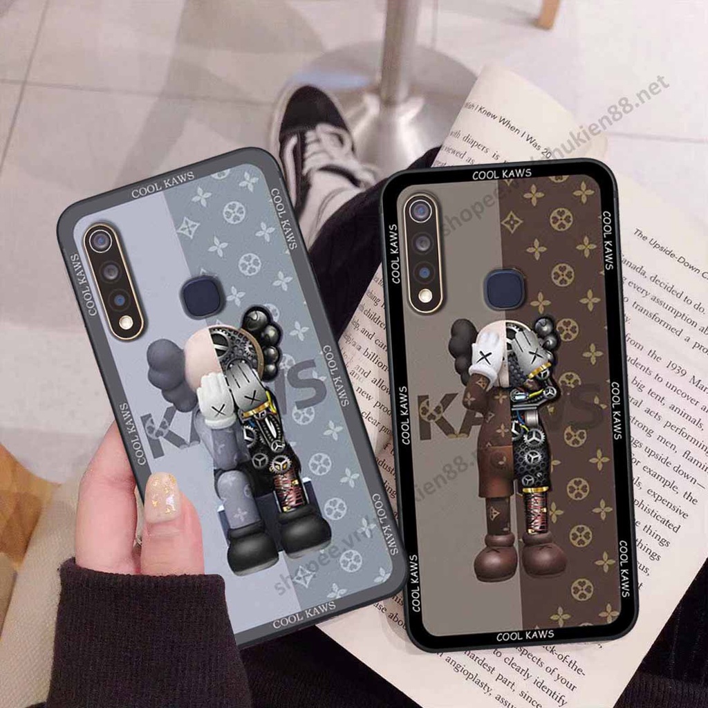 Ốp Vivo Y19 / U3 bear, k@ws thương hiệu phong cách ốp lưng thời trang cao cấp