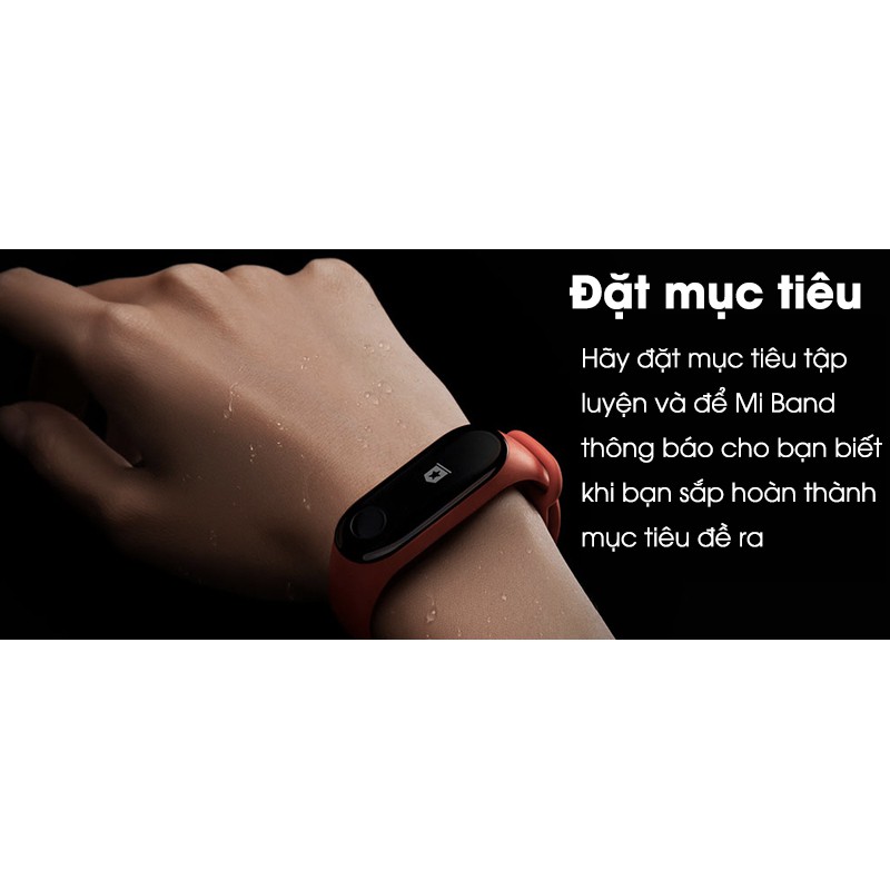 Vòng tay thông minh Xiaomi Mi Band 3 Màn hình cảm ứng, đo nhịp tim, nhận cuộc gọi