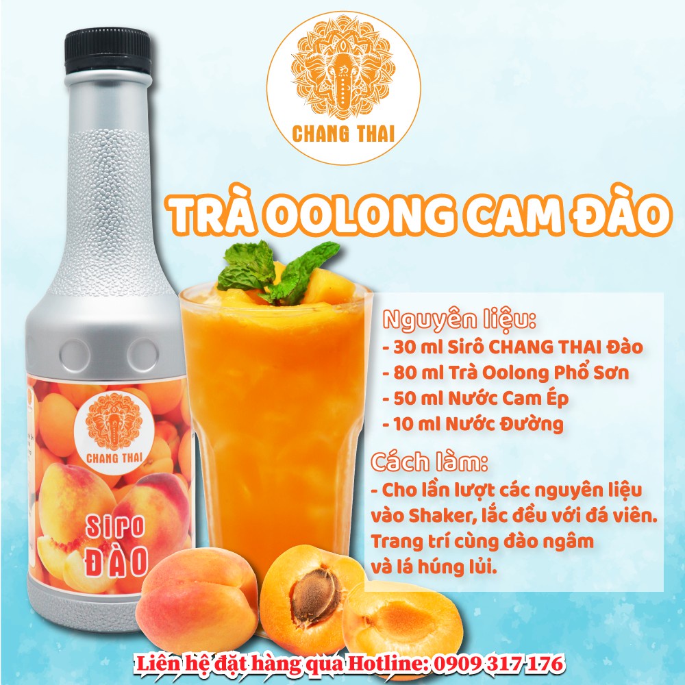 Siro Đào Chang Thai 1000ml