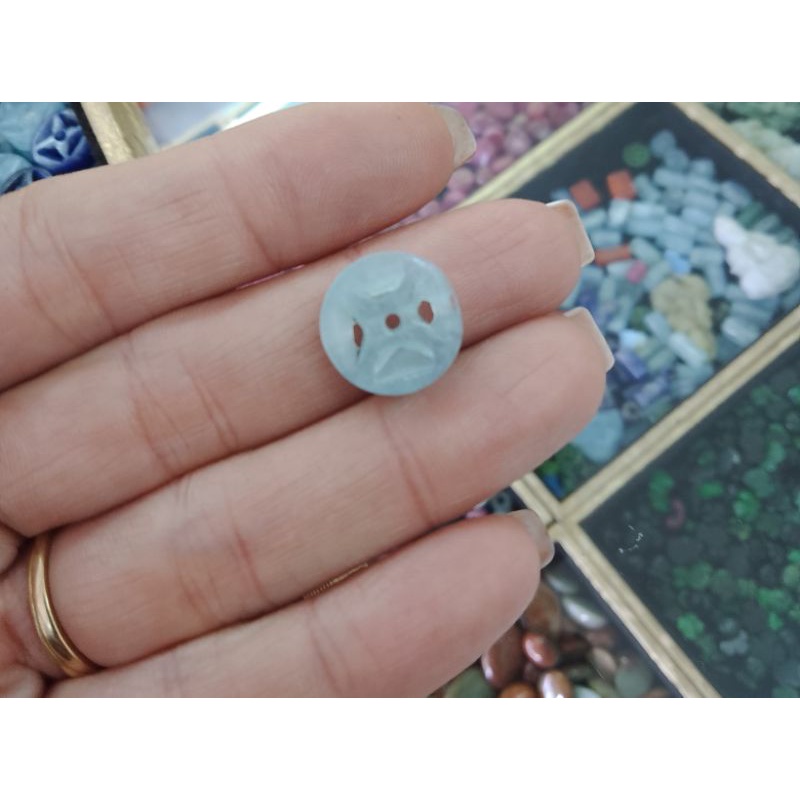 Đồng điếu đá thanh tẩy năng lượng kích hoạt tài lộc có nhiều màu lựa chọn