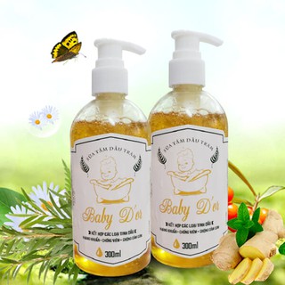 Sữa tắm dầu tràm Baby D'or ngăn ngừa rôm sẩy, sữa tắm chống cảm lạnh 300ml