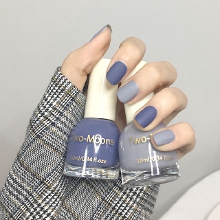 Bộ 2 lọ sơn móng tay nhám TWO-MOONS 2 màu 10ml