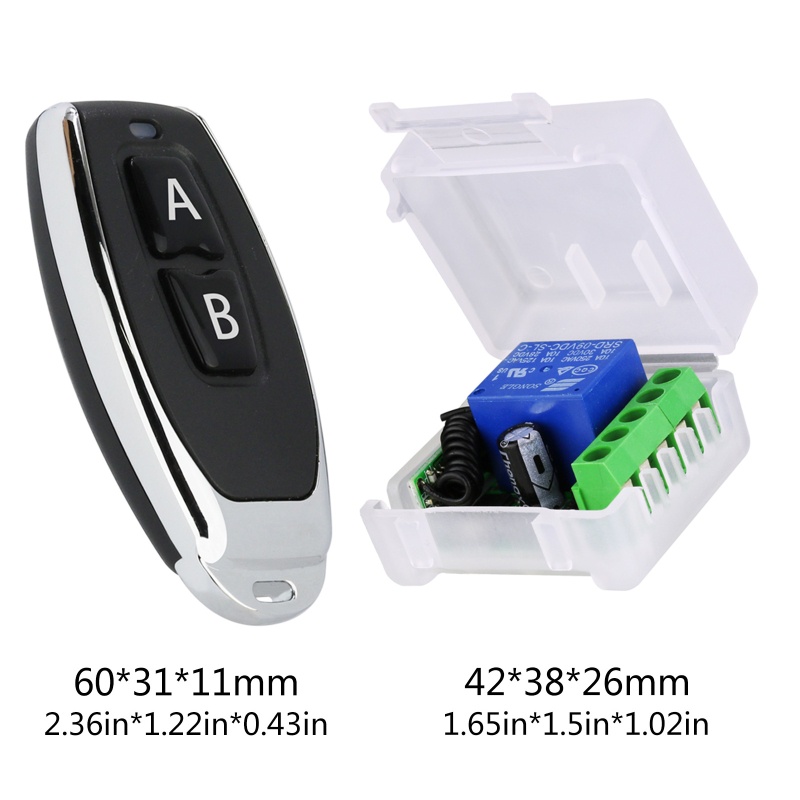 【3C】 DC12V Wireless Control Switch Relay Receiver Module RF Remote Transmitter 433Mhz