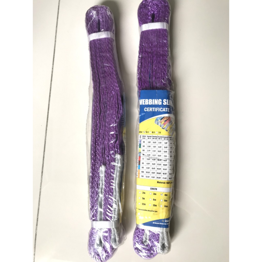Dây cáp bẹ cẩu hàng 1 Tấn 1m, 2m, 3m, 4m, 5m