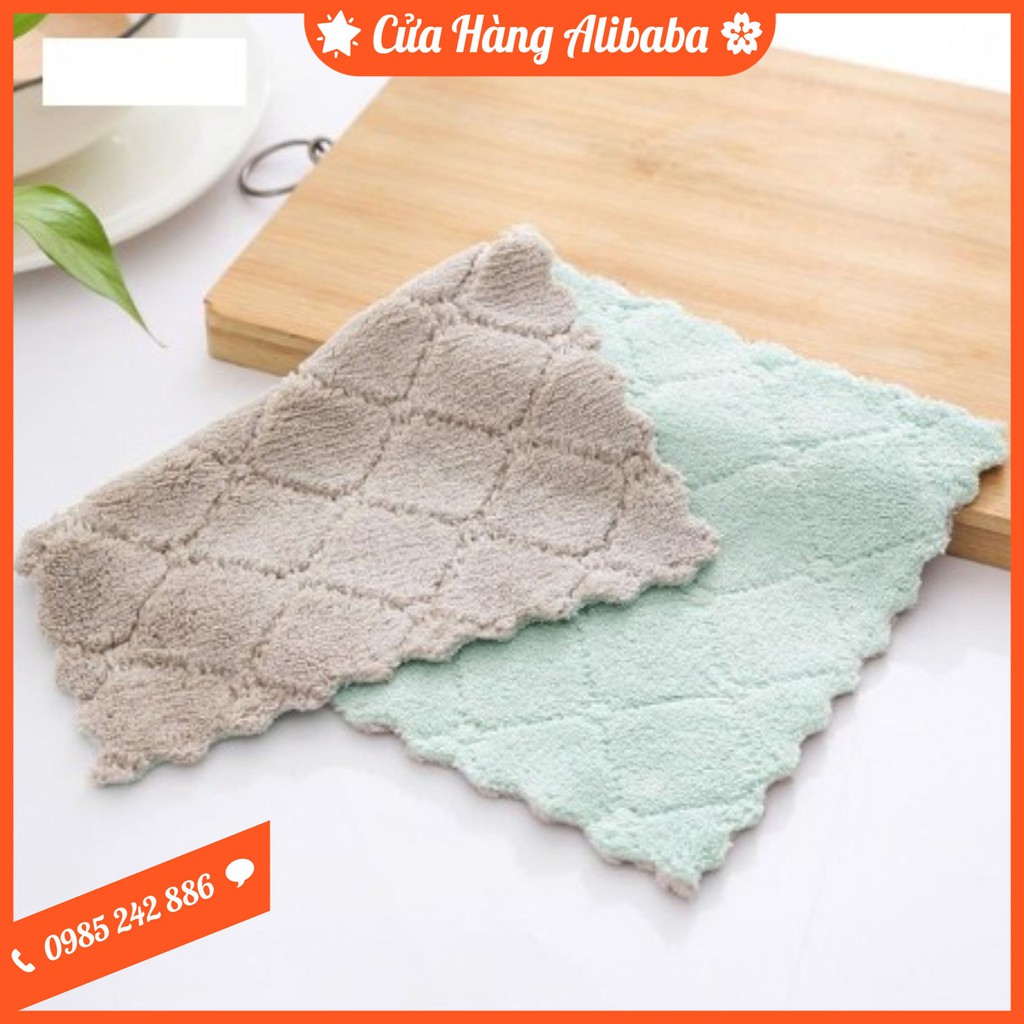 SET 10 Khăn Bông Lau Đa Năng 2 Mặt Siêu Mềm (SET 10 KHĂN) #181