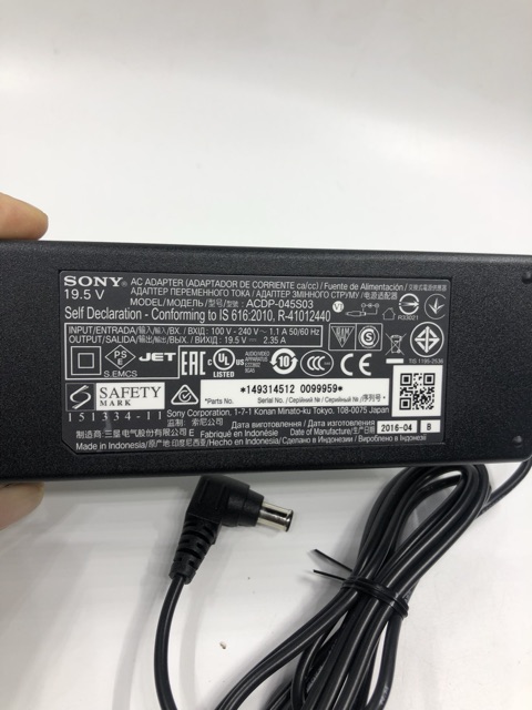 NGUỒN TIVI SONY 19.5V 2.35A BẢN GỐC CHÍNH HÃNG