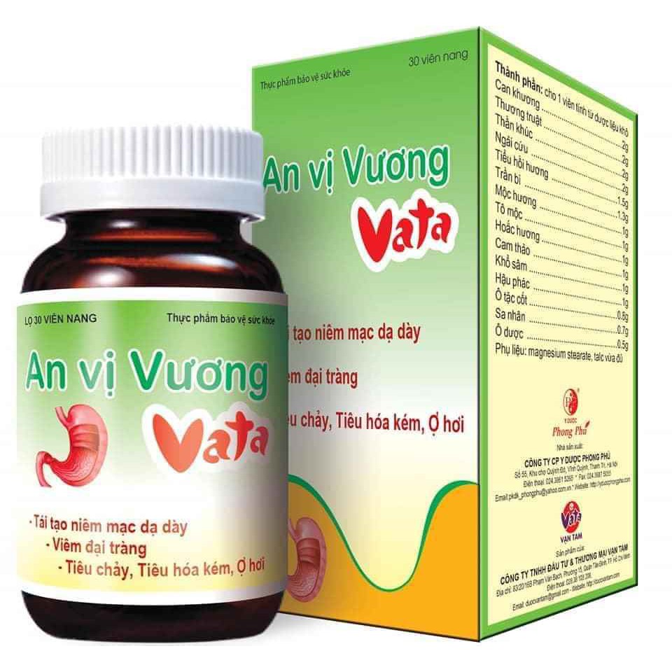 AN VỊ VƯƠNG - Hỗ TRỢ CHO NGƯỜI VIÊM LOÉT DẠ DÀY, HÀNH TÁ TRÀNG, Ợ HƠI , ĂN KHÔNG TIÊU