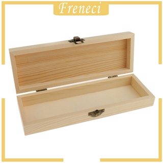 [FreneciMY] Hộp Đựng Đồ Trang Sức/Bút Chì/ Hộp Trang Sức Bằng Gỗ Không Hoàn Chỉnh DIY