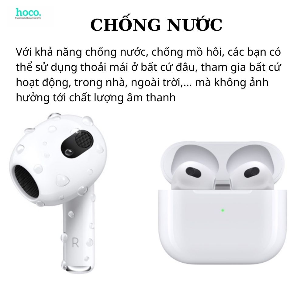 Tai Nghe HOCO EW10 PRO Không Dây Bluetooth, EW10 Phiên Bản Cao Cấp Hỗ Trợ  Đổi Tên Định Vị, Sạc Không Dây Cao Cấp.