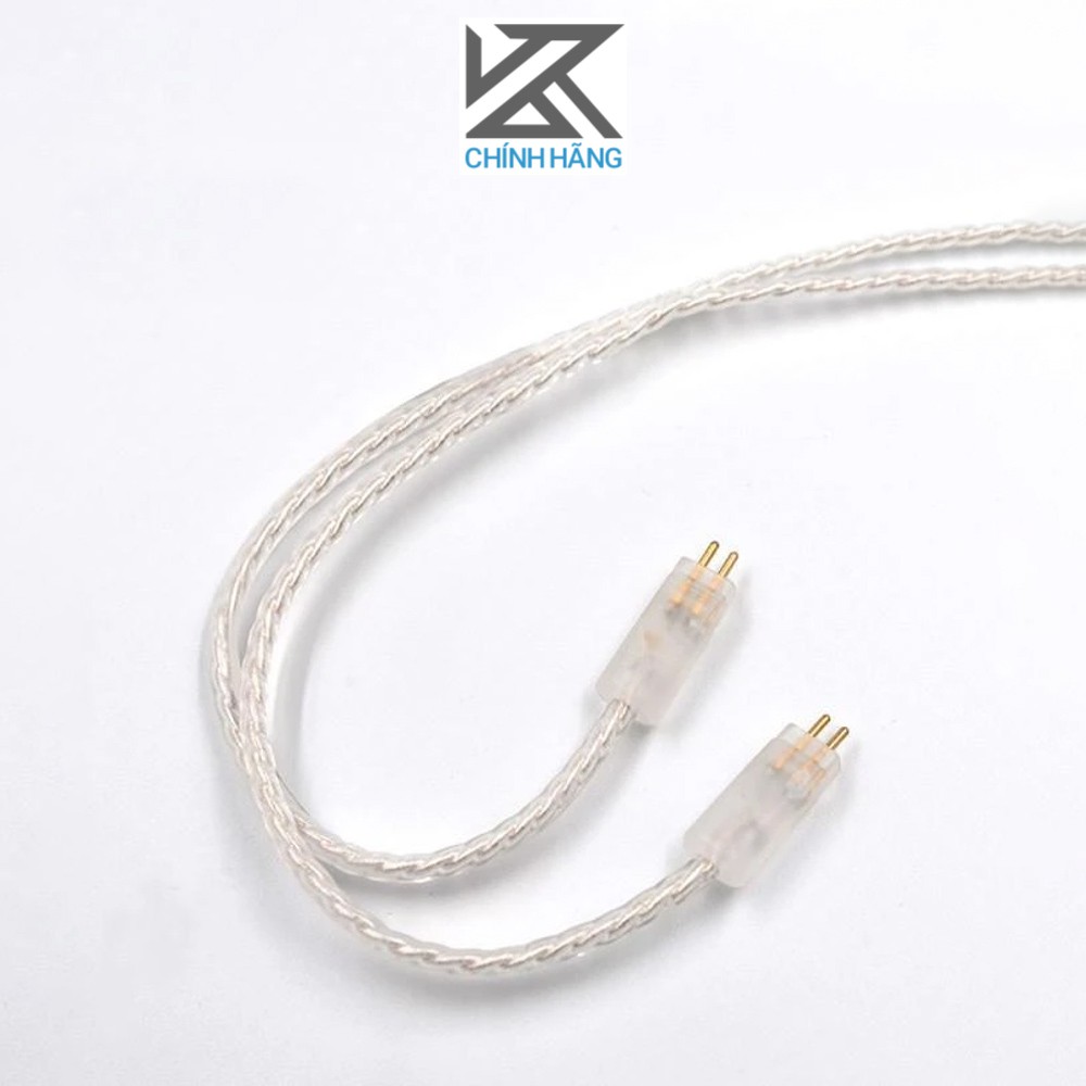 Dây nâng cấp tai nghe KZ - Lightning Cable KZ For ZS3/ZS4/ZS5/ZS6 - Hàng chính hãng | Dây đồng mạ bạc, jack Lightning