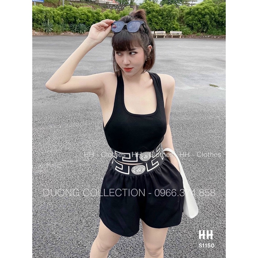 Set Bộ Basic Ba Lỗ Sát Nách Ôm Body Có Bo Kèm Quần Đùi Mặc Đi Tập Gim , Thể Thao Siêu Đỉnh