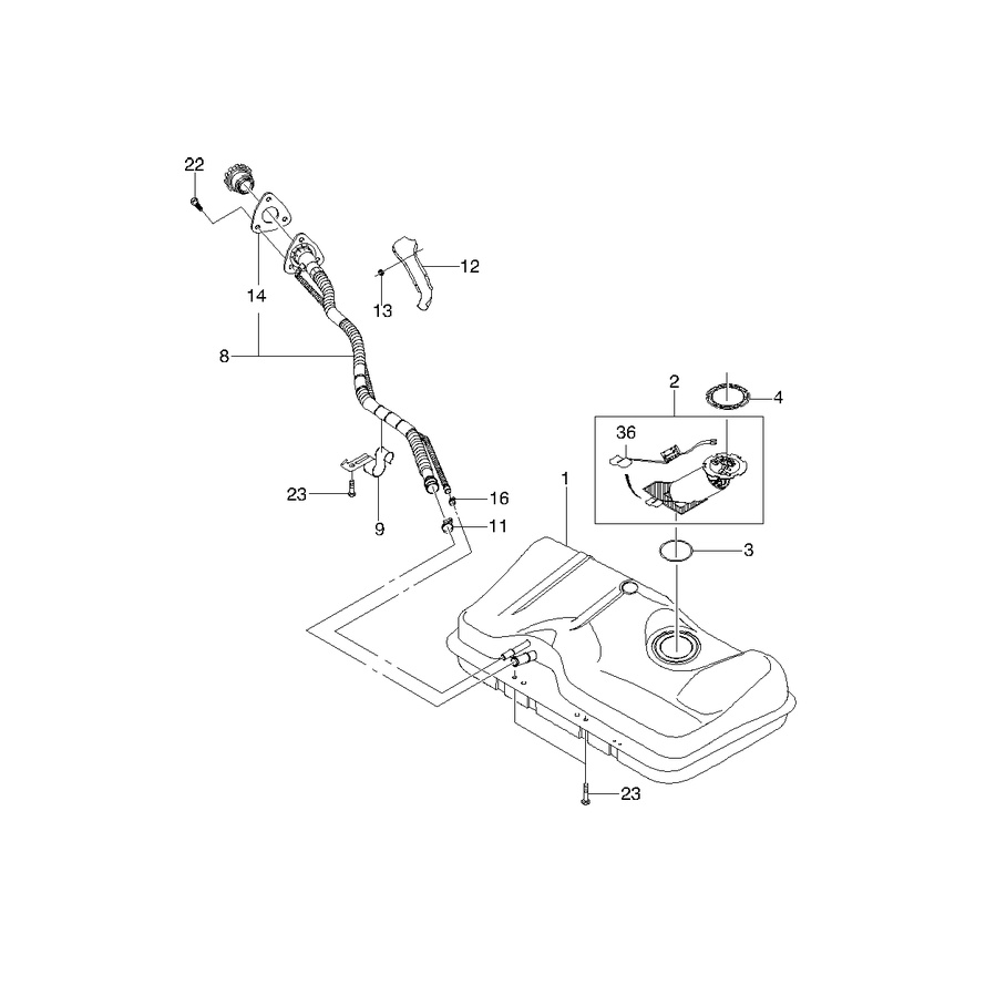 Gioăng bơm xăng LAN GENTRA LACETTI NUBIRA... 96183170