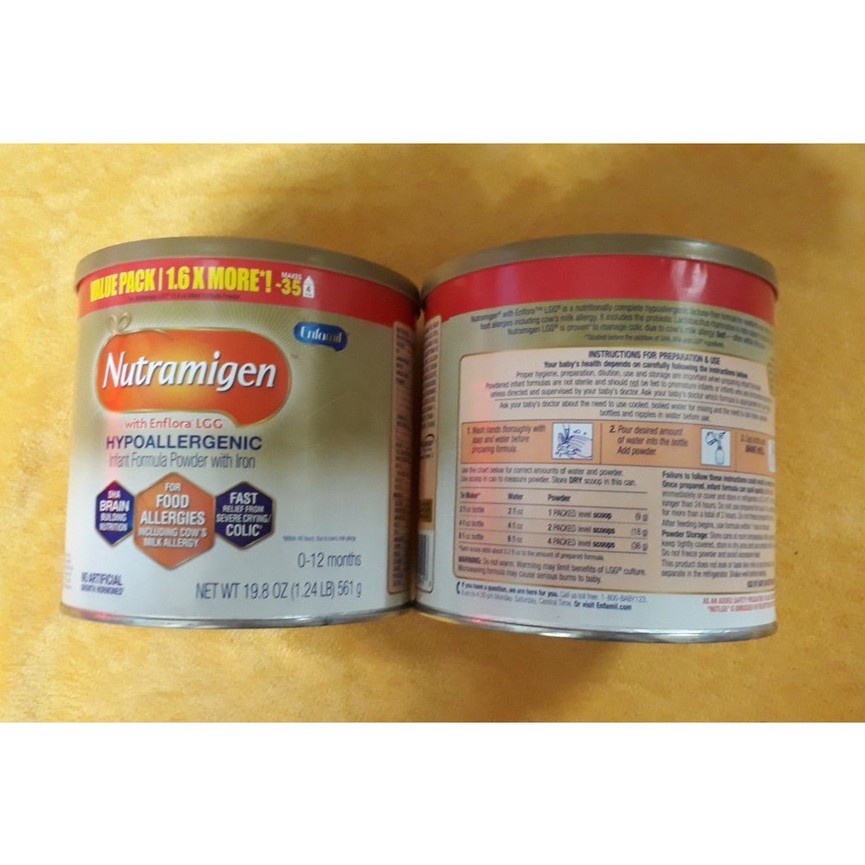 Sữa bột Nutramigen cho trẻ dị ứng đãm sữa bò 788g
